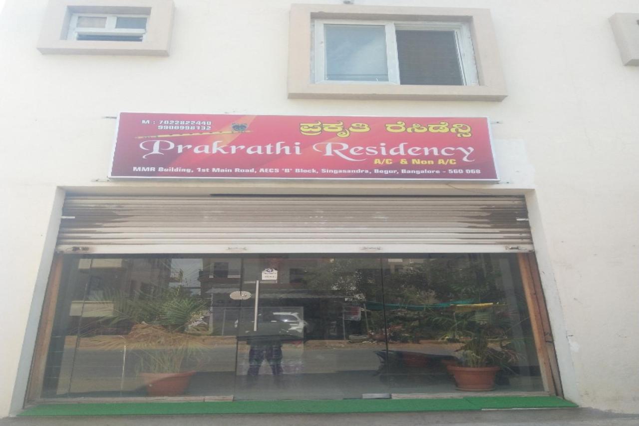Hotel Prakrathi Residency บังกาลอร์ ภายนอก รูปภาพ